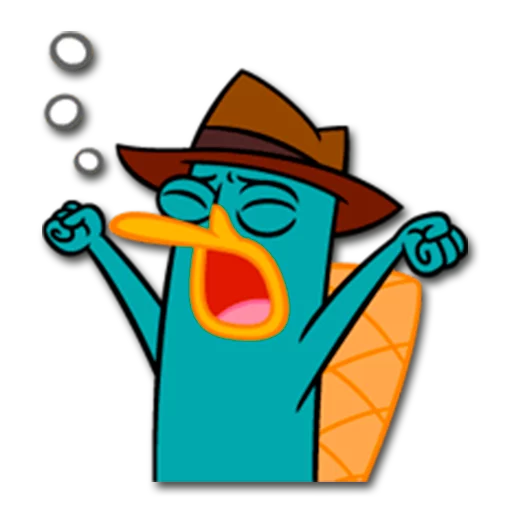 Perry the Platypus Secret Agent Stickers Telegram Sticker #7 - Perry the Platypus Secret Agent Stickers #7