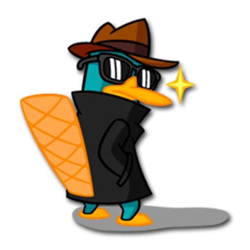 Perry the Platypus Secret Agent Stickers Telegram Sticker #8 - Perry the Platypus Secret Agent Stickers #8