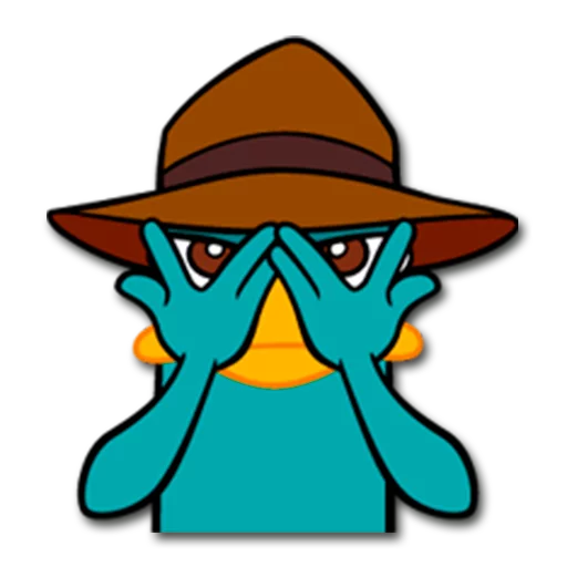Perry the Platypus Secret Agent Stickers Telegram Sticker #11 - Perry the Platypus Secret Agent Stickers #11