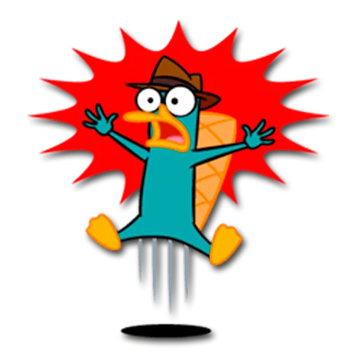 Perry the Platypus Secret Agent Stickers Telegram Sticker #15 - Perry the Platypus Secret Agent Stickers #15