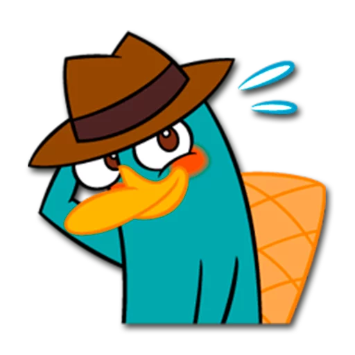 Perry the Platypus Secret Agent Stickers Telegram Sticker #24 - Perry the Platypus Secret Agent Stickers #24