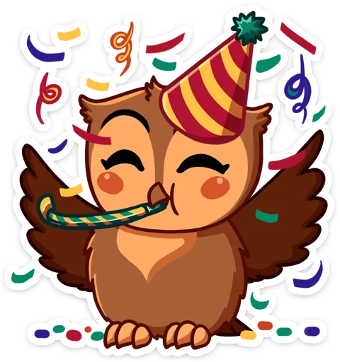 Owl Phil Telegram Sticker #16 - Owl Phil #16