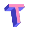 3D Pixel Art Typography Letters Emoji Set Telegram Sticker #19 - 3D Pixel Art Typography Letters Emoji Set #19