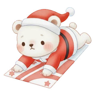 Santa Polar Bear Mishutka