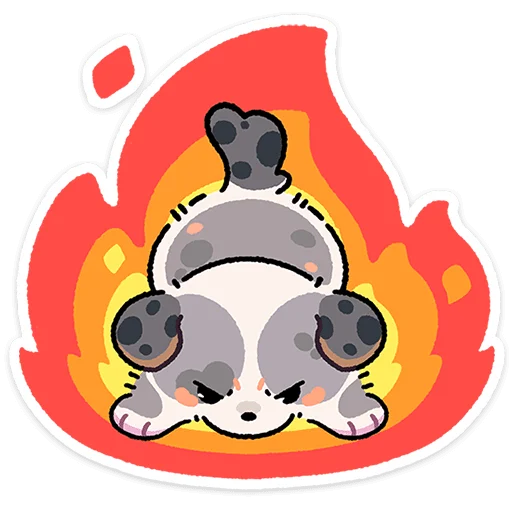 Richie the Golden Pup Telegram Sticker #3 - Richie the Golden Pup #3