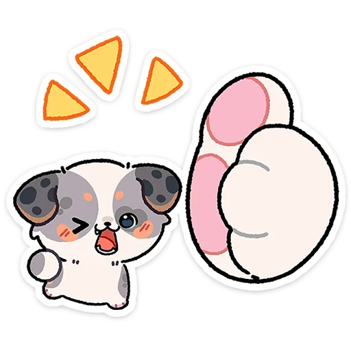 Richie the Golden Pup Telegram Sticker #6 - Richie the Golden Pup #6