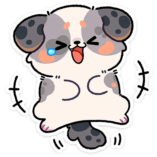 Richie the Golden Pup Telegram Sticker #10 - Richie the Golden Pup #10