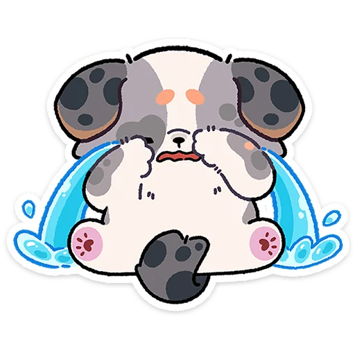 Richie the Golden Pup Telegram Sticker #13 - Richie the Golden Pup #13