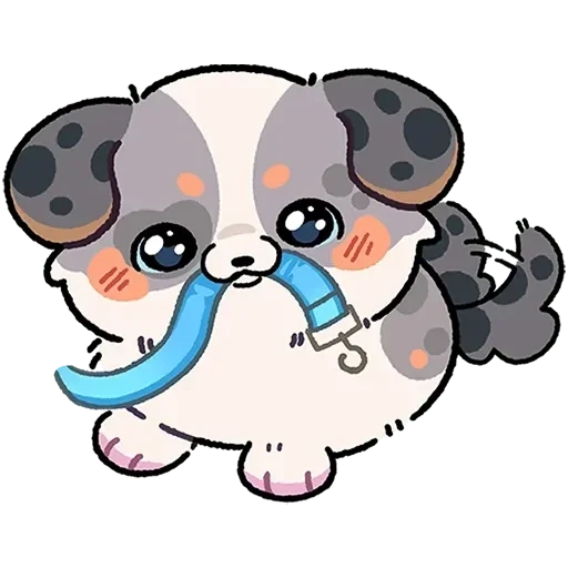 Richie The Pup VK Clean Stickers Telegram Sticker #20 - Richie The Pup VK Clean Stickers #20