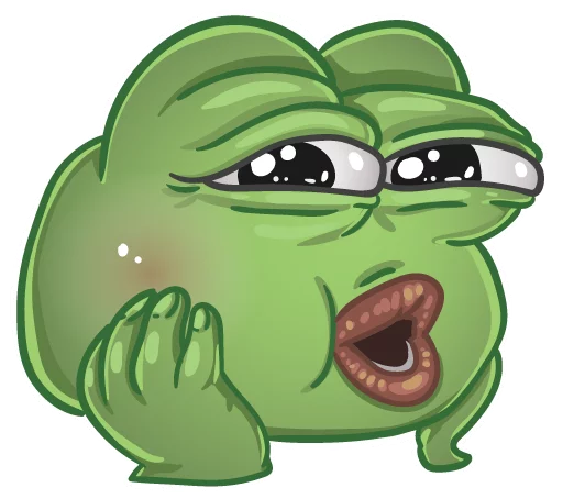 Pepe Telegram Sticker #9 - Pepe #9