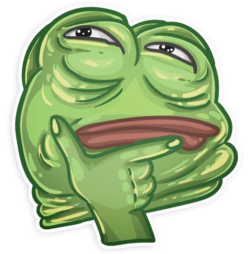 Pepe Telegram Sticker #21 - Pepe #21