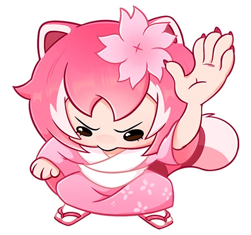 Sakura Telegram Sticker #4 - Sakura #4