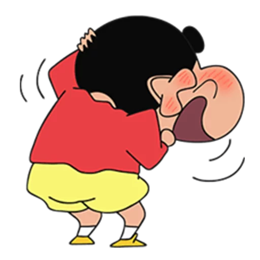 Crayon Shin-chan Funny Moods Anime Stickers Telegram Sticker #6 - Crayon Shin-chan Funny Moods Anime Stickers #6