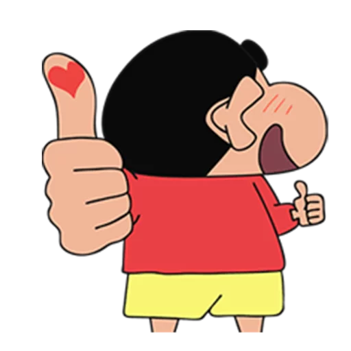 Crayon Shin-chan Funny Moods Anime Stickers Telegram Sticker #10 - Crayon Shin-chan Funny Moods Anime Stickers #10