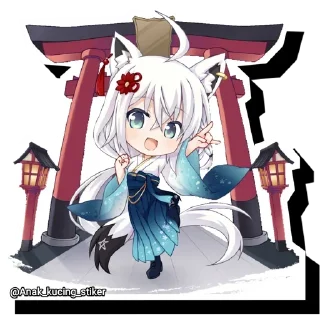 Shirakami Fubuki Chibi