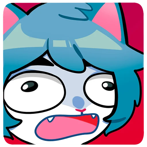 Blue Cat Sima Telegram Sticker #10 - Blue Cat Sima #10
