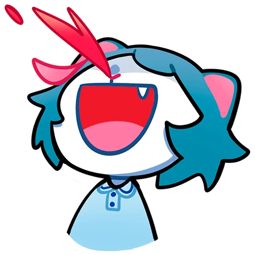 Blue Cat Sima Telegram Sticker #24 - Blue Cat Sima #24
