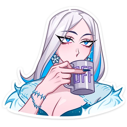 Snowkarina Telegram Sticker #24 - Snowkarina #24