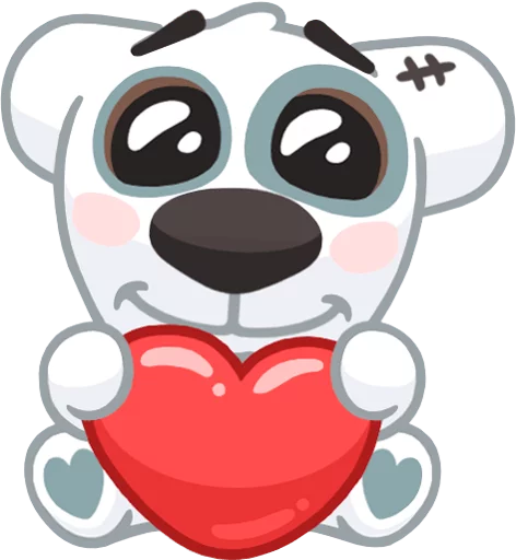 Spotty Dog Playful Emotions Stickers Telegram Sticker #9 - Spotty Dog Playful Emotions Stickers #9