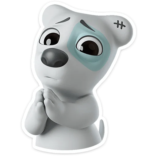Spotty in 3D Telegram Sticker #4 - Spotty in 3D #4