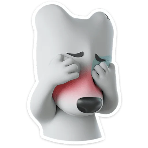 Spotty in 3D Telegram Sticker #9 - Spotty in 3D #9