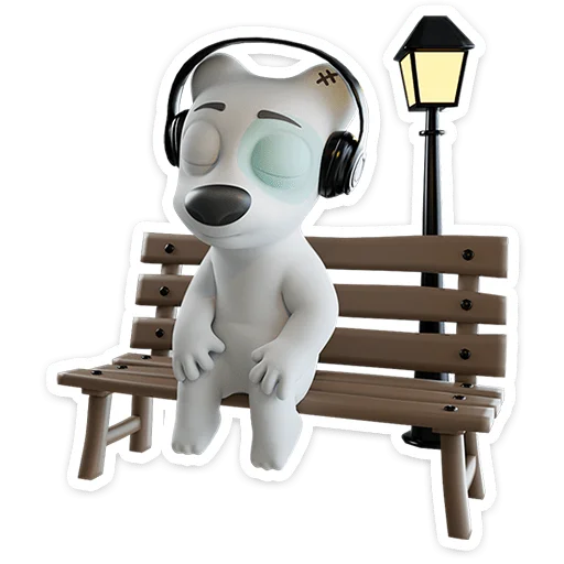 Spotty in 3D Telegram Sticker #10 - Spotty in 3D #10