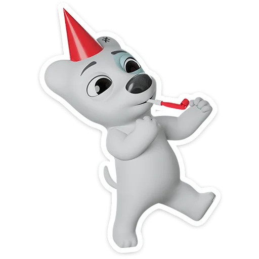 Spotty in 3D Telegram Sticker #13 - Spotty in 3D #13