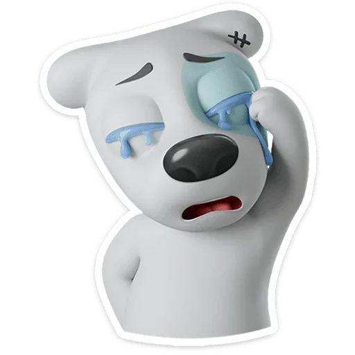 Spotty in 3D Telegram Sticker #14 - Spotty in 3D #14