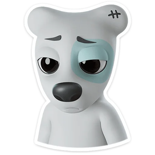 Spotty in 3D Telegram Sticker #21 - Spotty in 3D #21