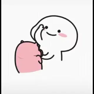 White and Pink Friends