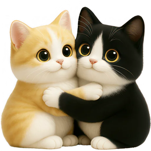 Cute Cat Couple