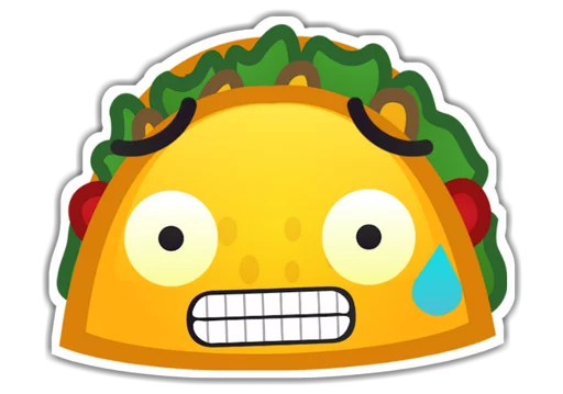 Mexican Taco Gourmet Food Stickers Telegram Sticker #2 - Mexican Taco Gourmet Food Stickers #2