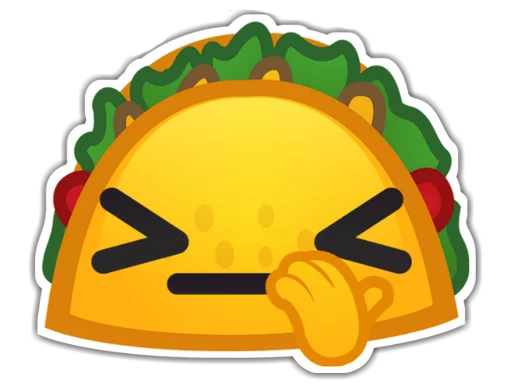 Mexican Taco Gourmet Food Stickers Telegram Sticker #7 - Mexican Taco Gourmet Food Stickers #7