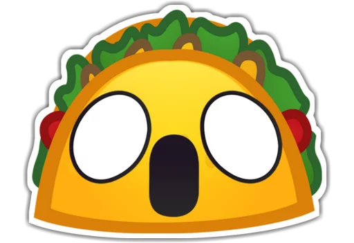 Mexican Taco Gourmet Food Stickers Telegram Sticker #10 - Mexican Taco Gourmet Food Stickers #10