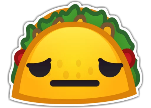Mexican Taco Gourmet Food Stickers Telegram Sticker #13 - Mexican Taco Gourmet Food Stickers #13