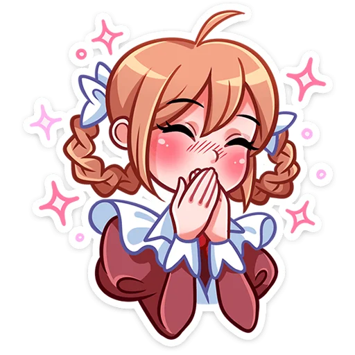Tomochka No Text Telegram Sticker #2 - Tomochka No Text #2