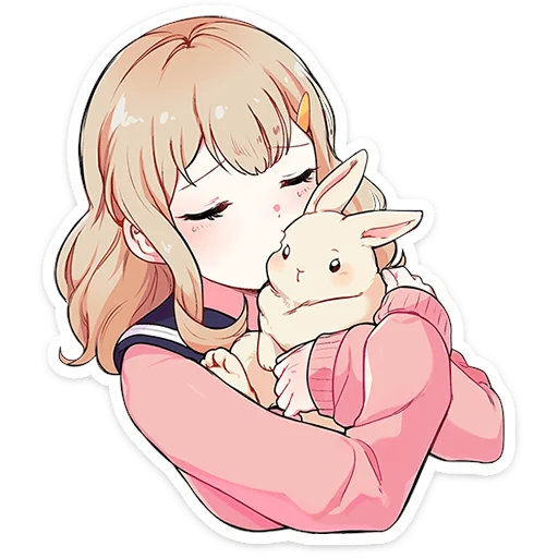 Usami Schoolgirl Telegram Sticker #19 - Usami Schoolgirl #19