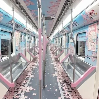 Cherry Blossom Subway Theme