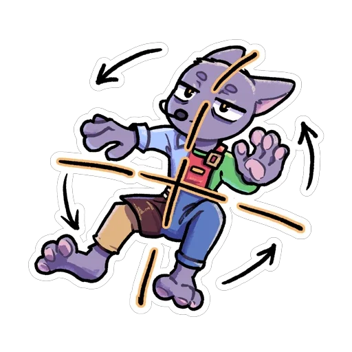 Vyzhivalkins Hardworking Office Cat Stickers Telegram Sticker #4 - Vyzhivalkins Hardworking Office Cat Stickers #4