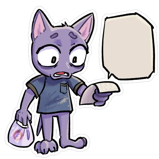 Vyzhivalkins Hardworking Office Cat Stickers Telegram Sticker #21 - Vyzhivalkins Hardworking Office Cat Stickers #21