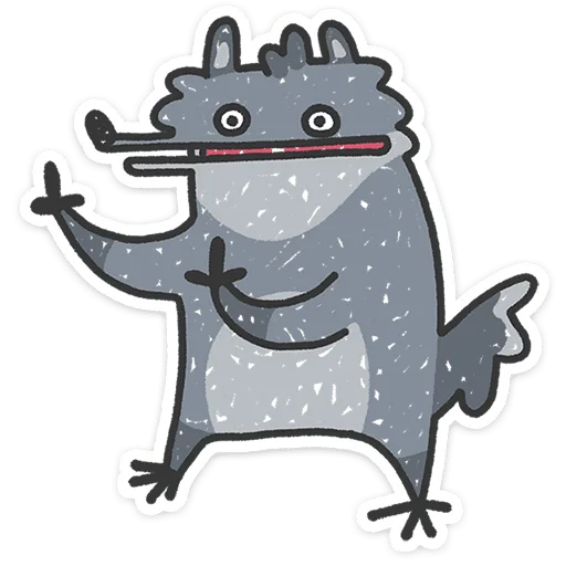 Wolfie Telegram Sticker #10 - Wolfie #10