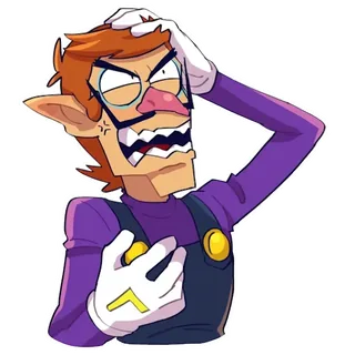 Waluigi with Glasses