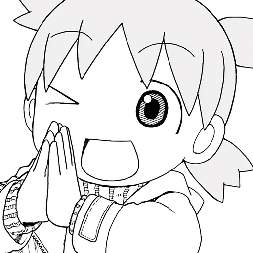 Yotsuba Manga Telegram Sticker #19 - Yotsuba Manga #19