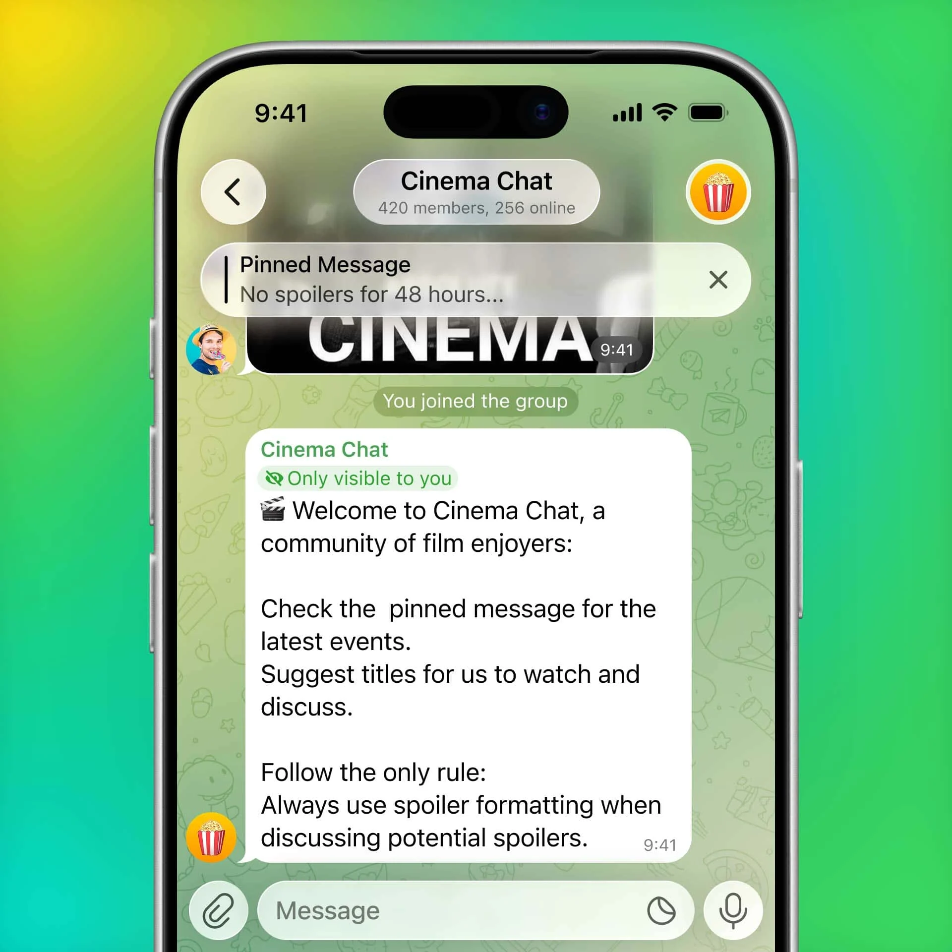 Welcome Messages