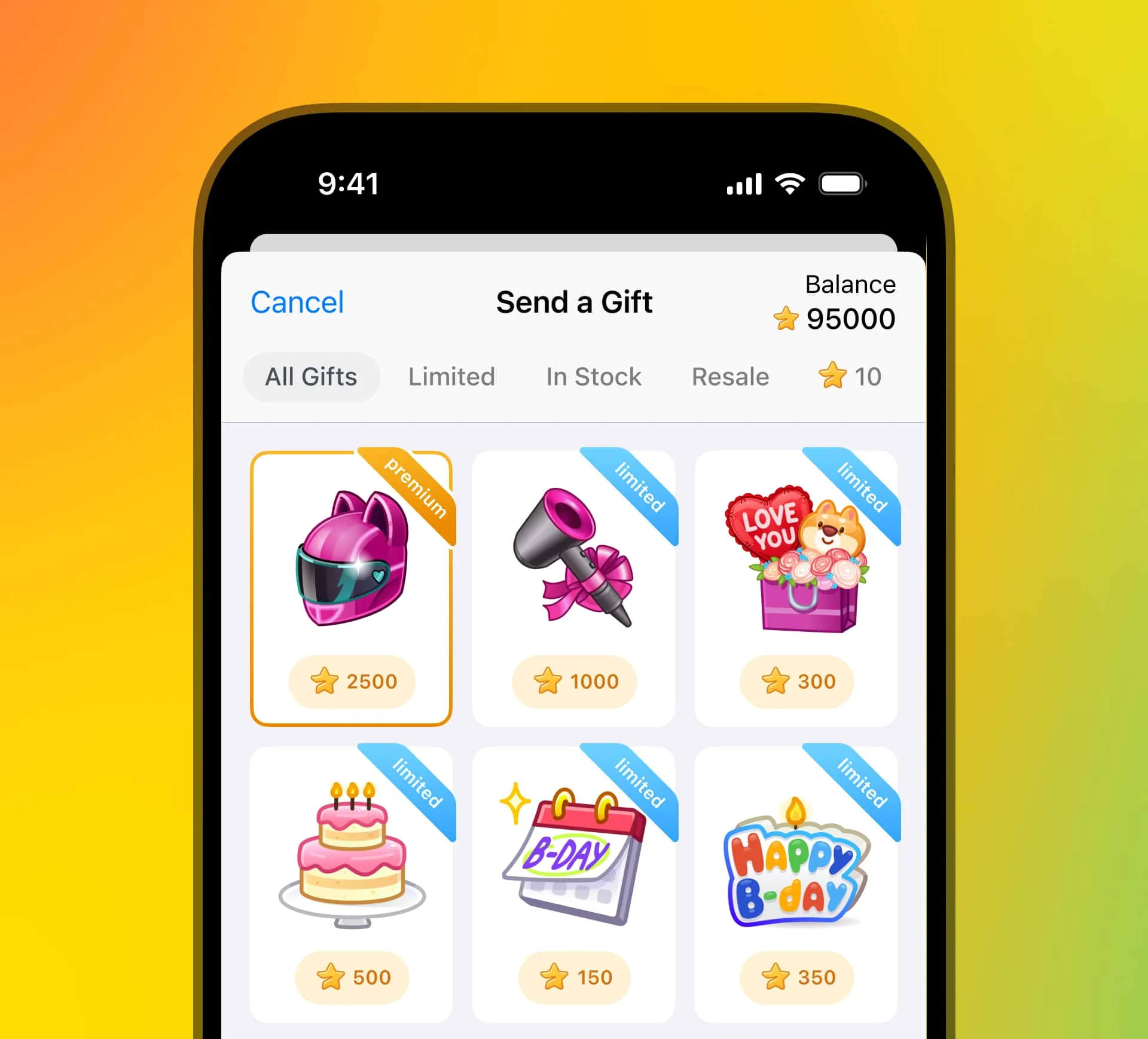 Premium Gifts