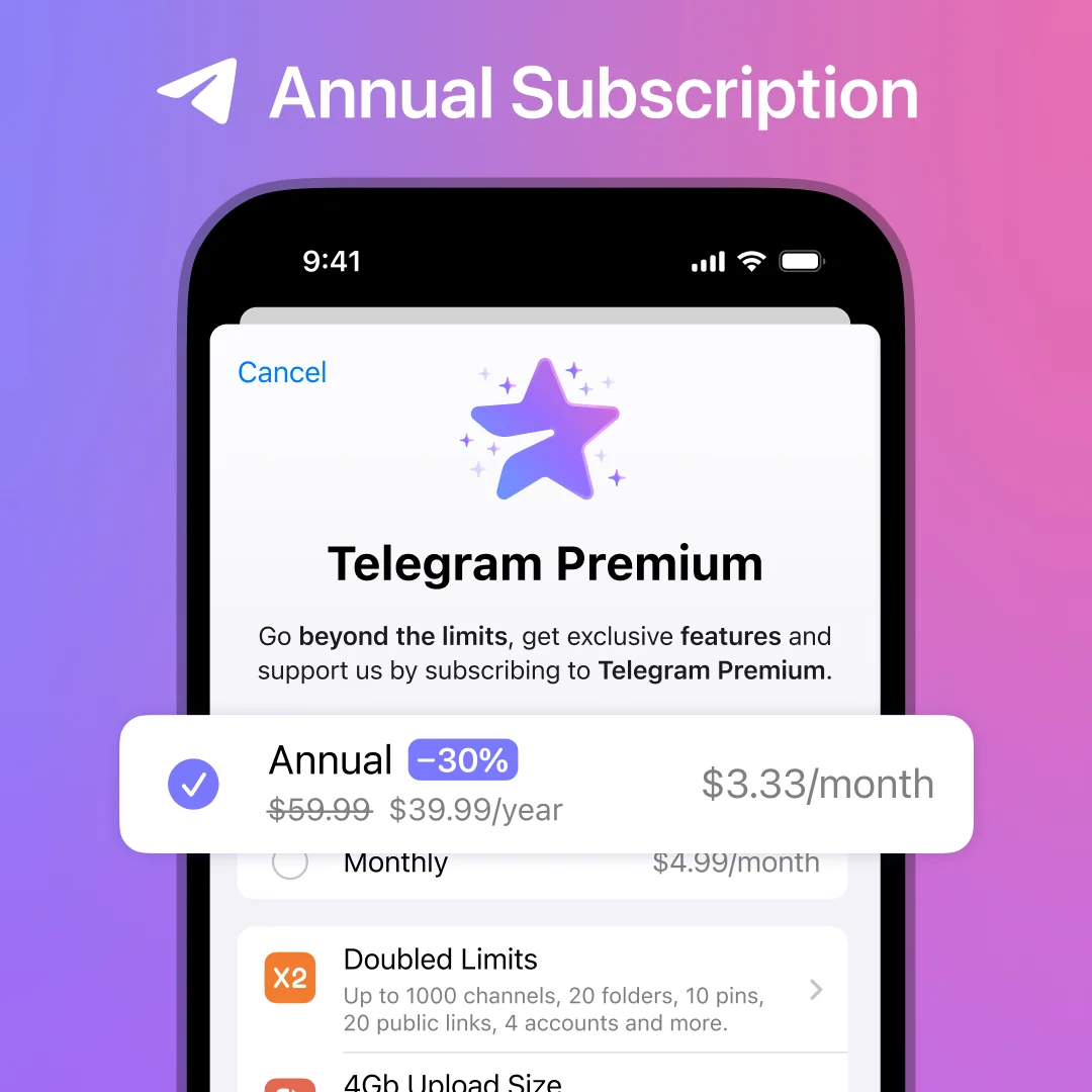 Annual Premium Subscription