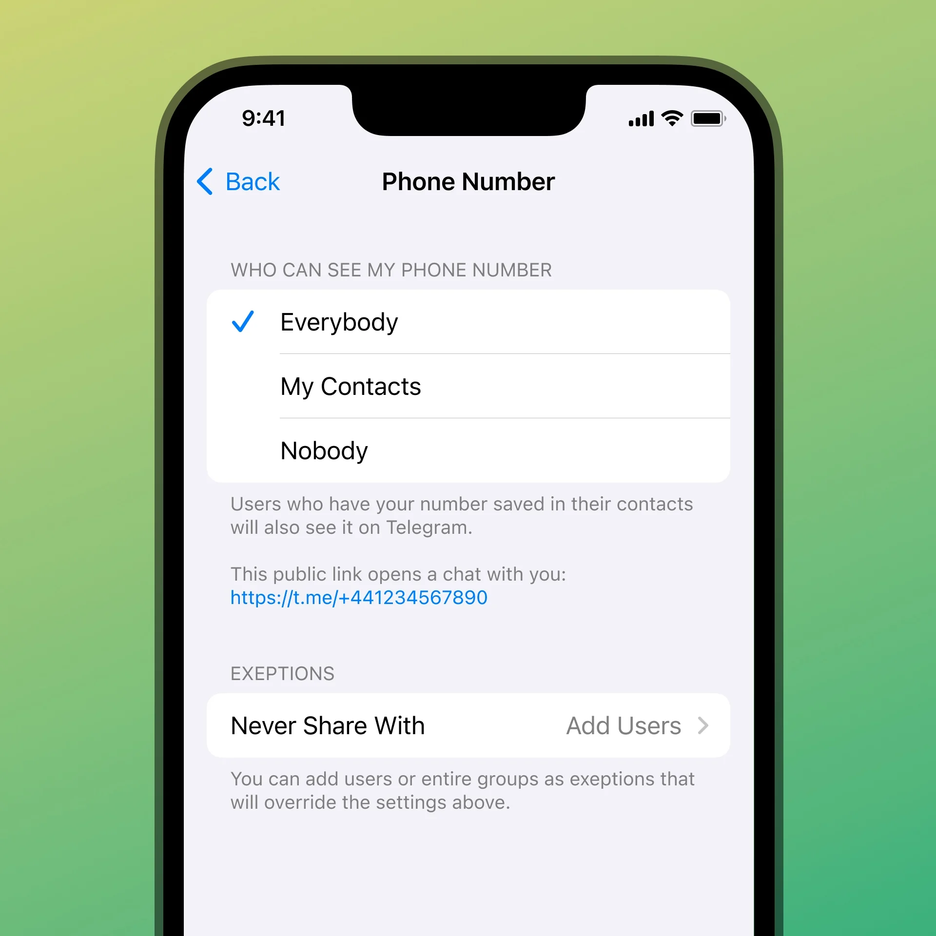 Phone Number Links