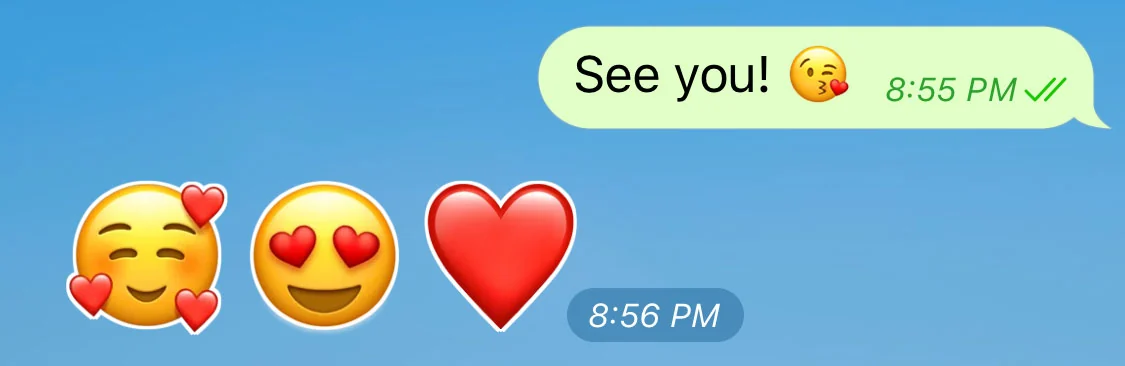 Clear recent stickers on iOS