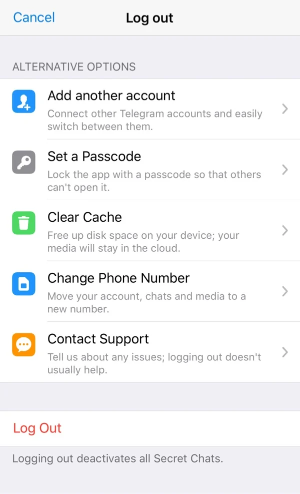Logout Alternatives