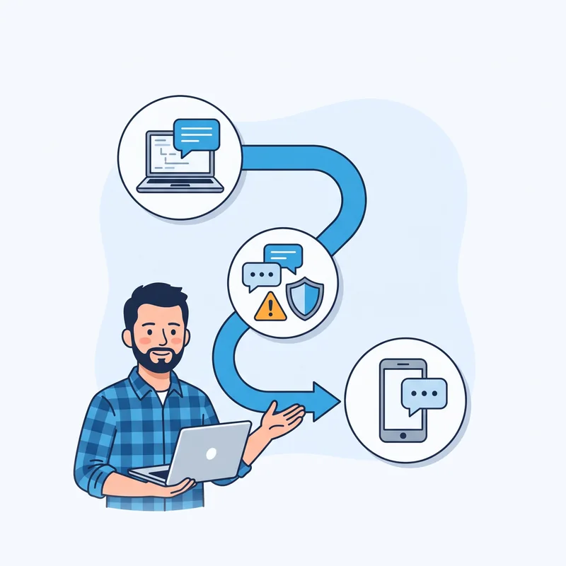 Telegram Code Sent to the App on Your Other Device — at a glance illustration